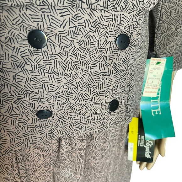 New Blake Elizabeth Dresses | 1980s/1990s
 Dress Shoulder pads brown size 8P - Picture 8 of 15